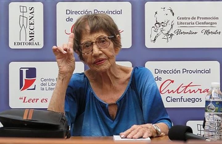 María Elena Llana candidata al Premio Cervantes 2026, respaldada por el Instituto Cubano del Libro