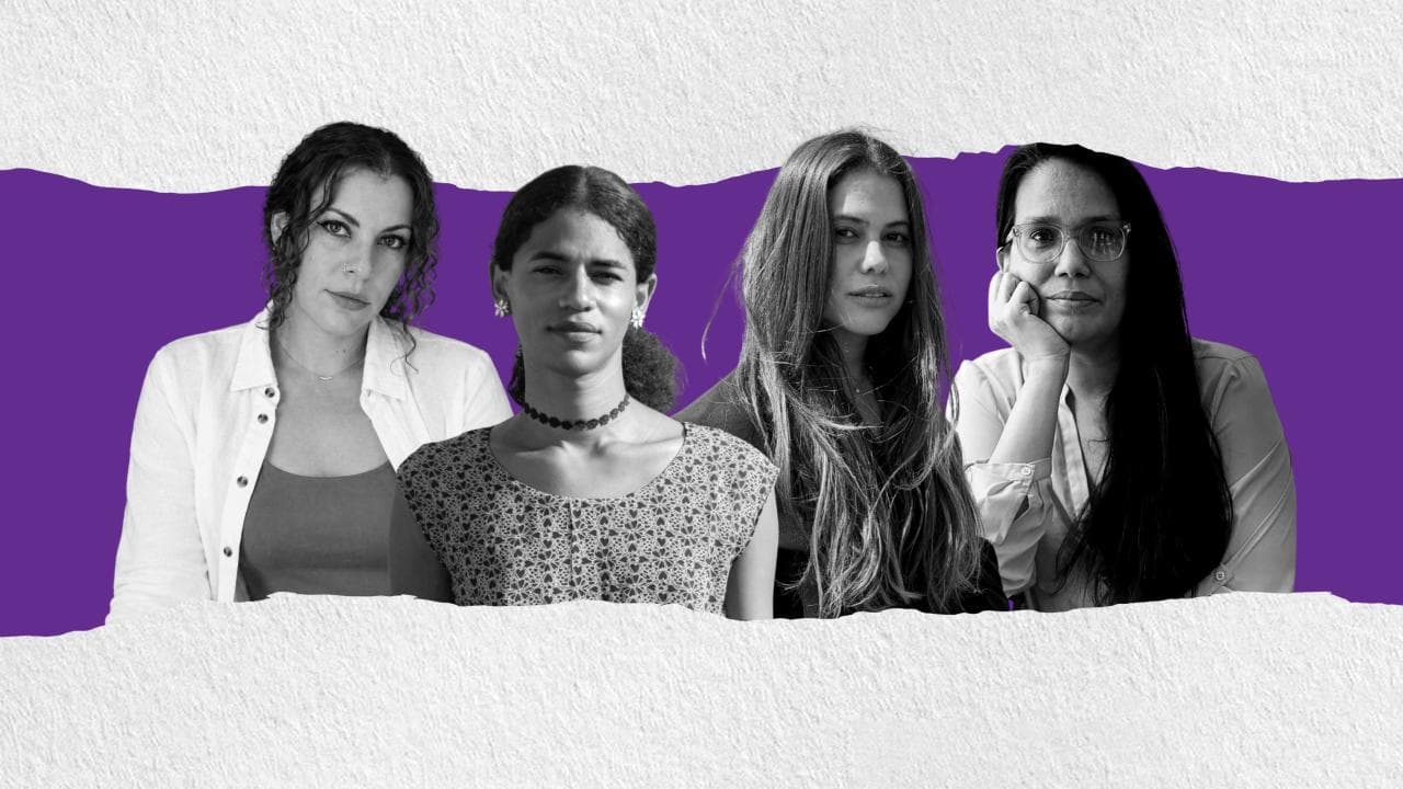 Laura Vargas, Mel Herrera, Náyare Menoyo y Luz Escobar.
