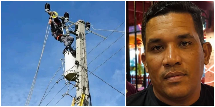 Liniero Osmani Rosales muere electrocutado en Cárdenas por crisis eléctrica