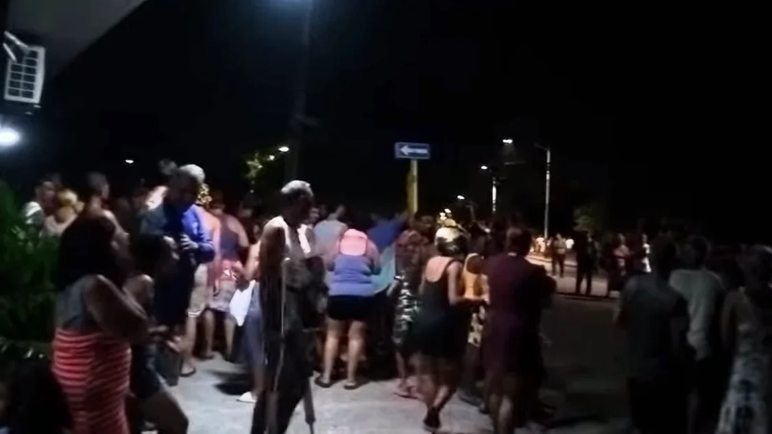 Protesta en Jaimanitas.