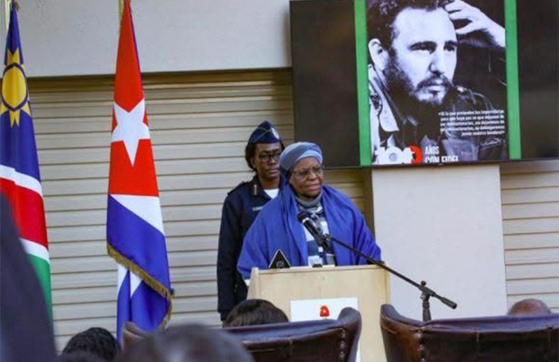 Díaz-Canel aprovecha homenaje en Namibia para reforzar la imagen de Fidel Castro