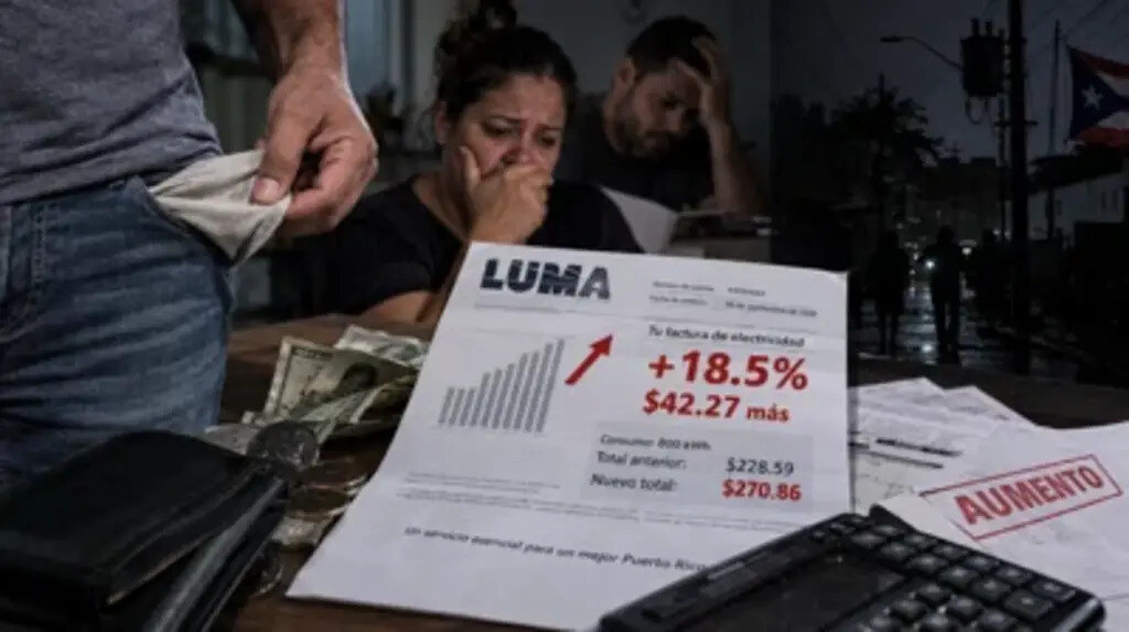 Crisis eléctrica en Puerto Rico: LUMA Energy aumenta tarifas mientras miles permanecen sin luz
