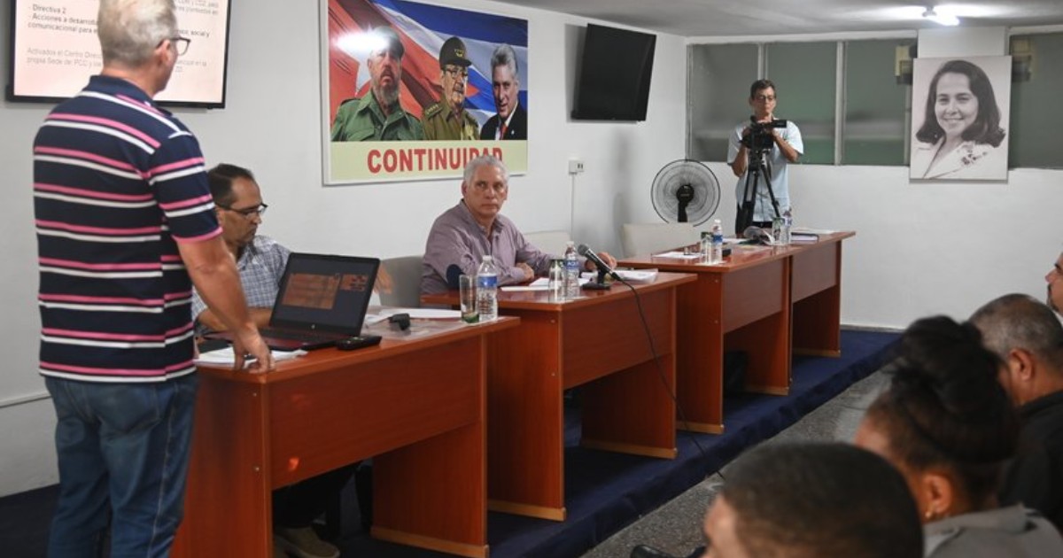 Díaz-Canel reanuda visitas a Consejos de Defensa en La Habana ante críticas de EE.UU