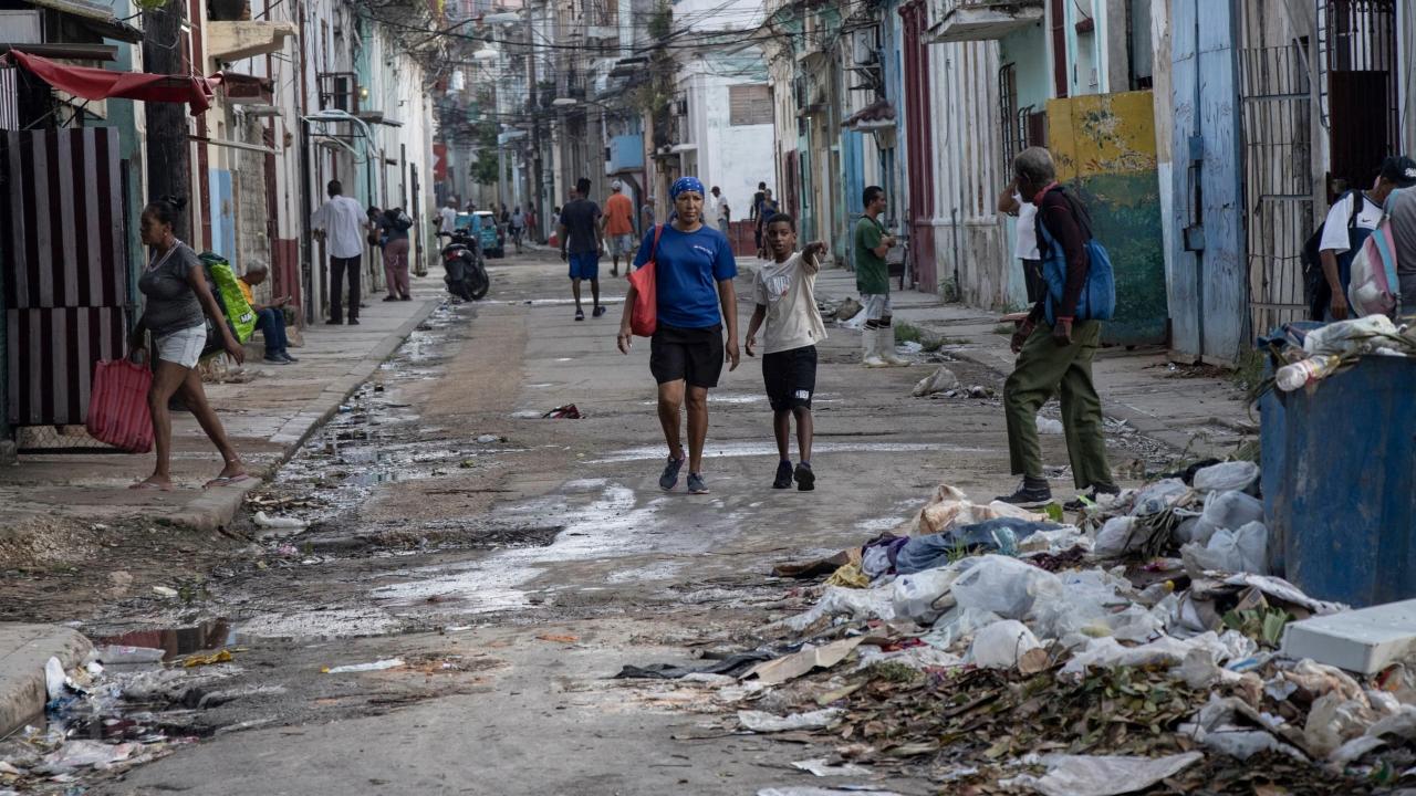 Una calle en Cuba.