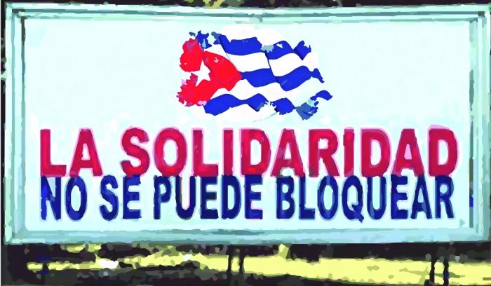 Cientos marchan en Nueva York contra el bloqueo a Cuba