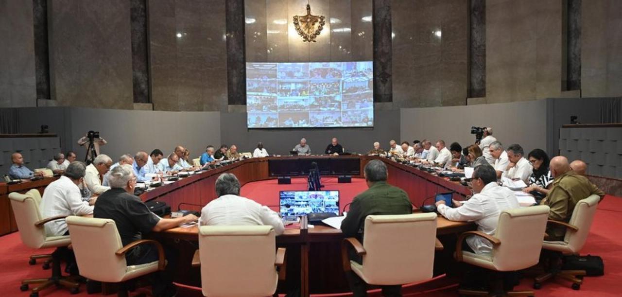 Reunión del Consejo de Ministros de Cuba.