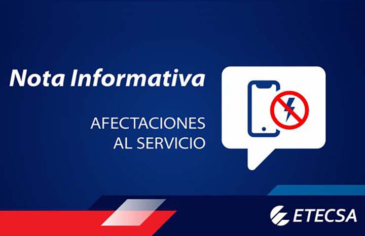 Etecsa reporta aumento de afectaciones en red móvil por cortes eléctricos