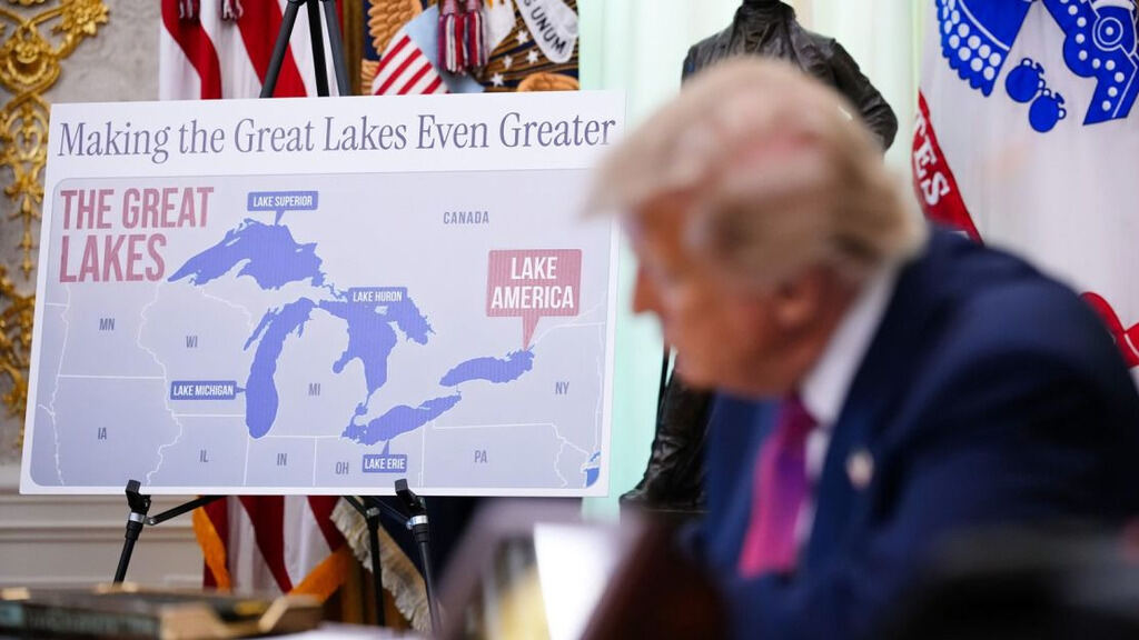 Trump firma orden para renombrar lago Ontario como "lago América" en plena guerra comercial con Canadá