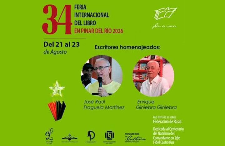 La Feria del Libro llega a Pinar del Río con programación cultural hasta el 23 de octubre