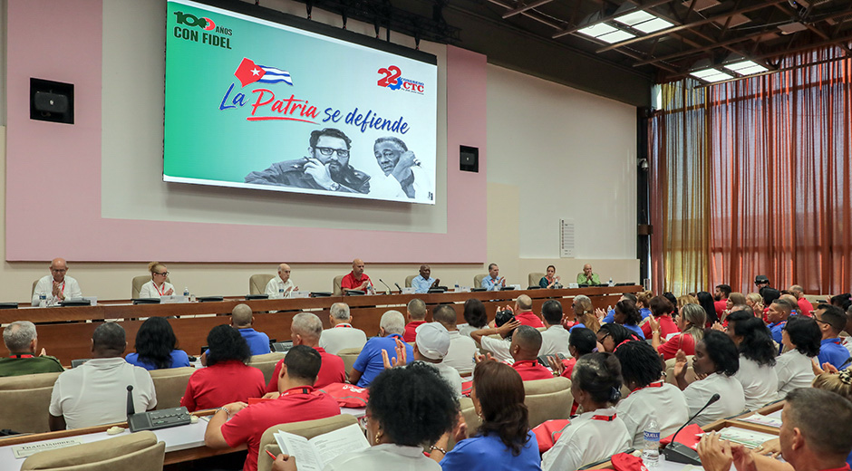 Trabajadores cubanos debaten en el XXII Congreso de la CTC bajo presión económica creciente