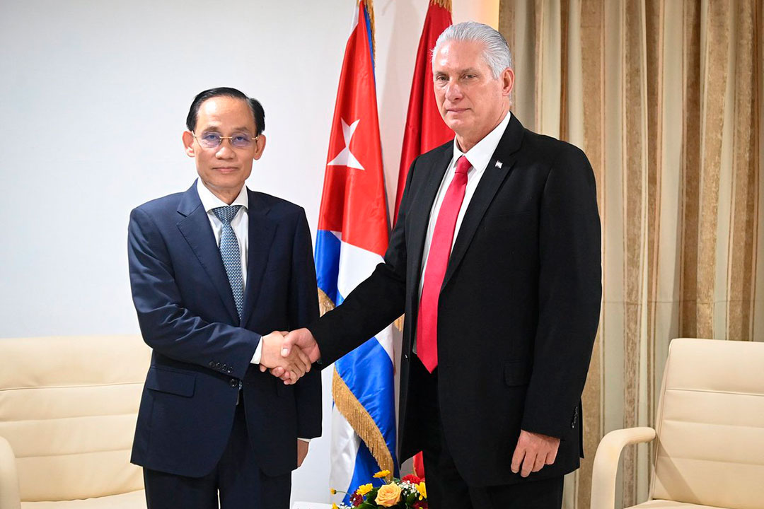 Díaz-Canel recibe a canciller de Vietnam: impulso a la alianza entre regímenes autoritarios