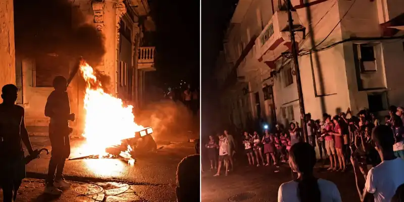 Protestas en Cuba: el grito de "Libertad" resuena frente a la represión del régimen