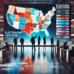 "Mapa interactivo de elecciones en Estados Unidos que permite explorar los resultados en tiempo real. Una herramienta para entender la dinámica electoral tanto a nivel local como nacional."