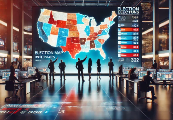 "Mapa interactivo de elecciones en Estados Unidos que permite explorar los resultados en tiempo real. Una herramienta para entender la dinámica electoral tanto a nivel local como nacional."